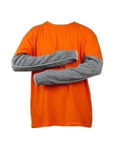 Tshirt de travail orange manchette de protection coupure